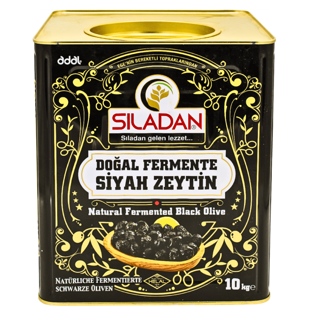 Fermente Kuru Sele Siyah Zeytin 10 Kg 291-320