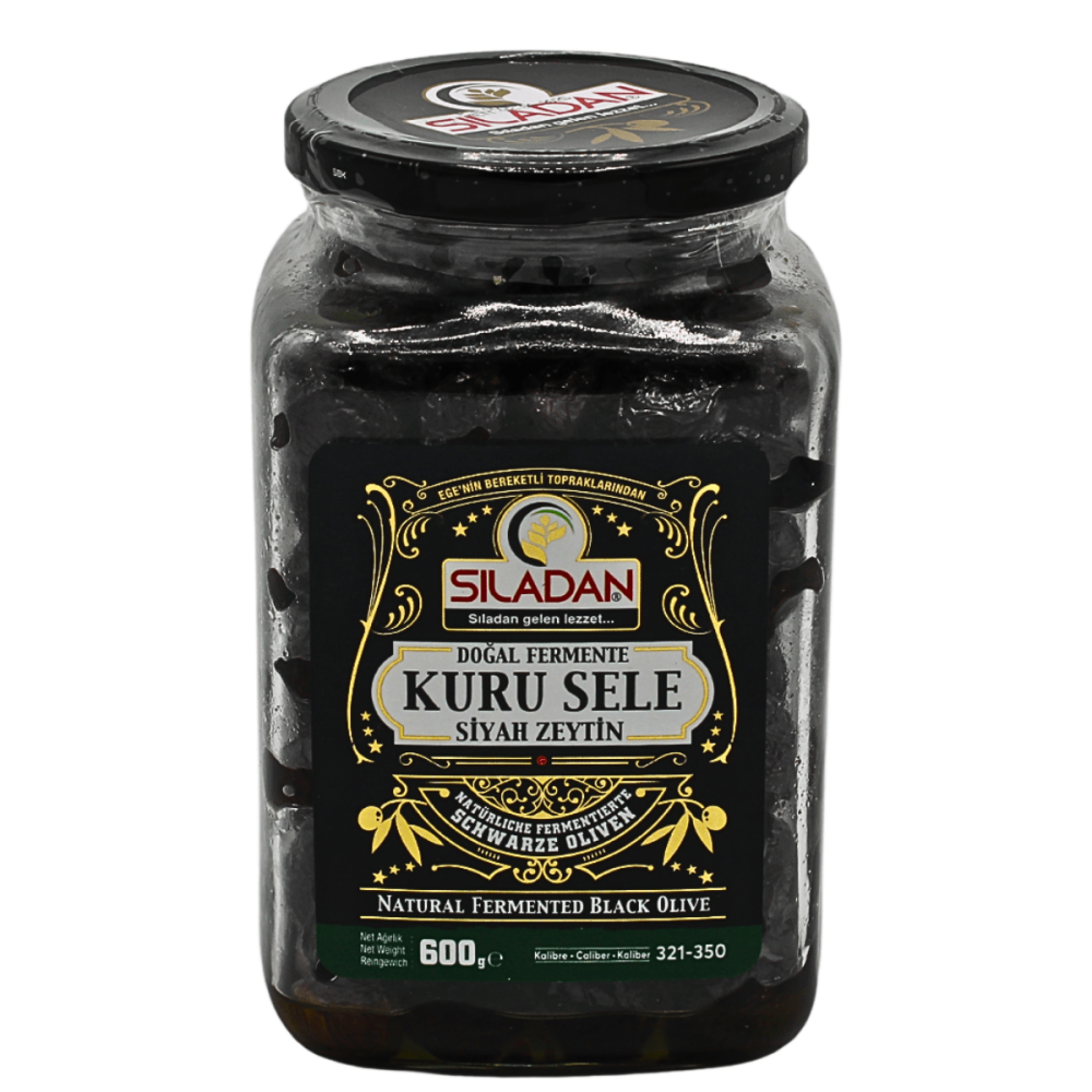 Fermente Siyah Zeytin 200Gr 321-350